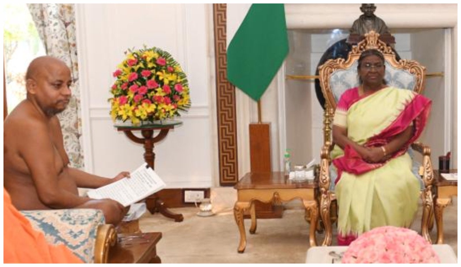 Audience with the President of India at Rashtrapati Bhavan
